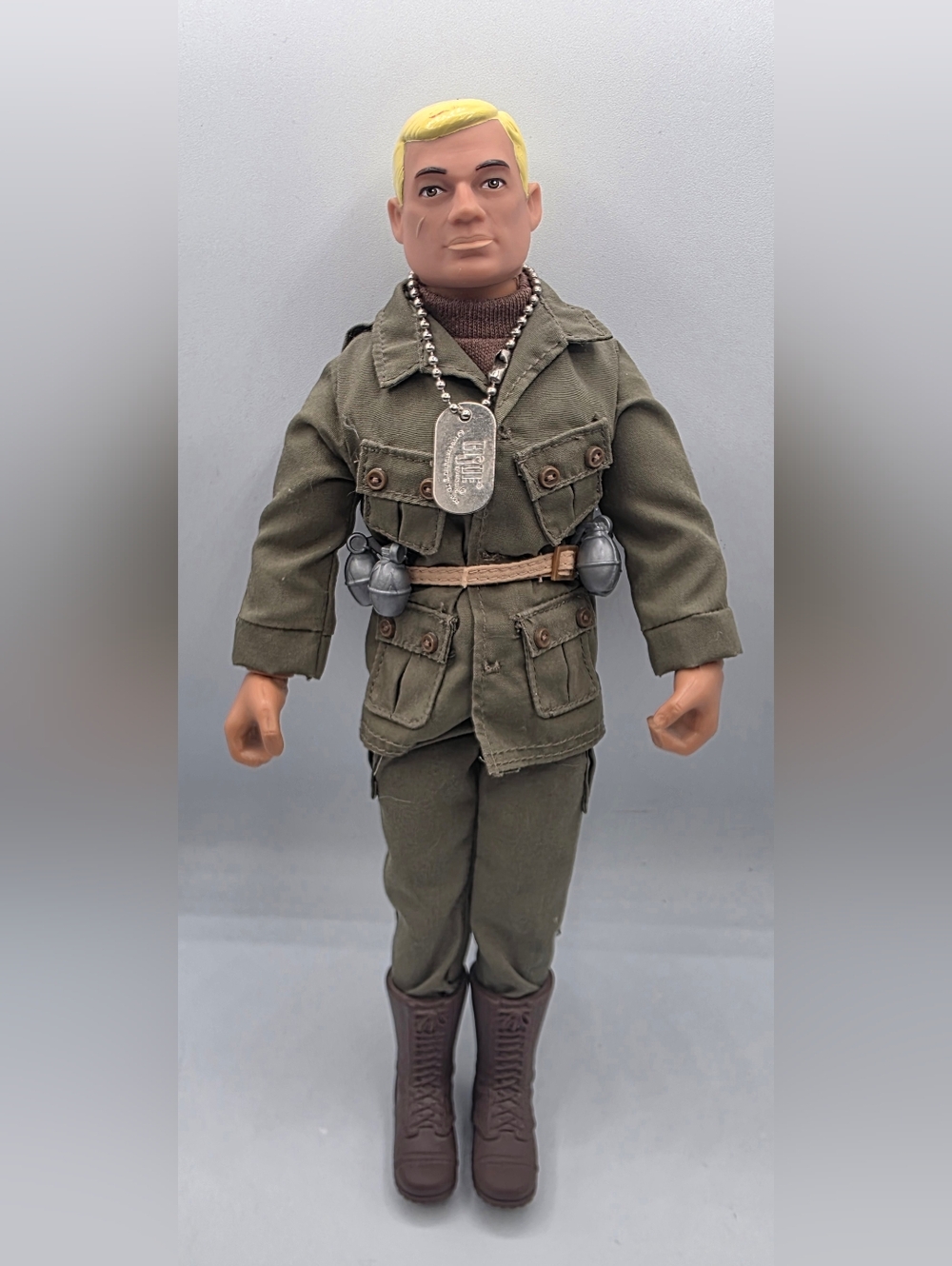 Vintage 1993 G.I JOE Hasbro International 12 In Joseph Colton Blonde Figure.